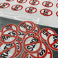 NO RATS 🚫 STICKER - 2 FO 5